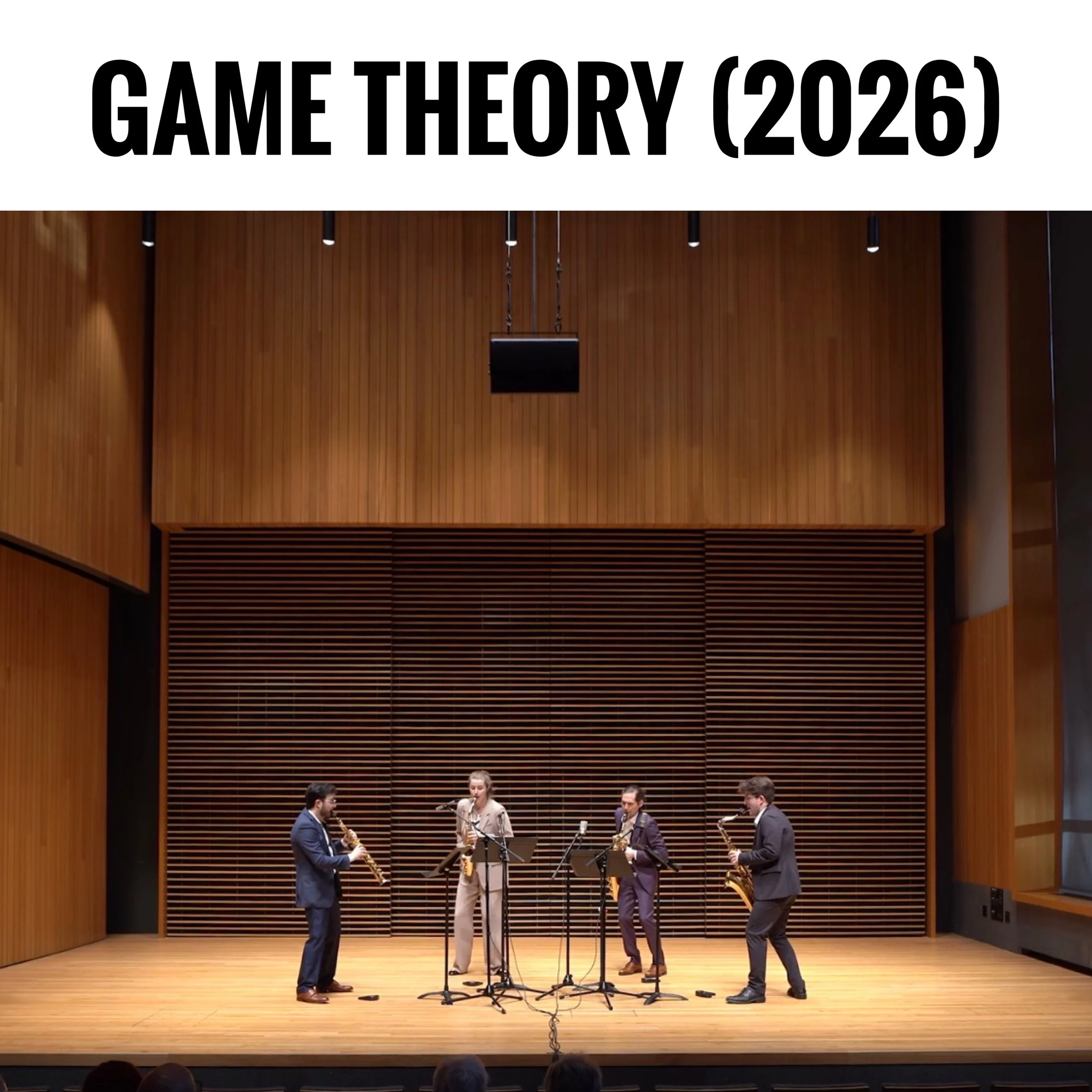 Saxophone Quartet • Duration: 8.5'