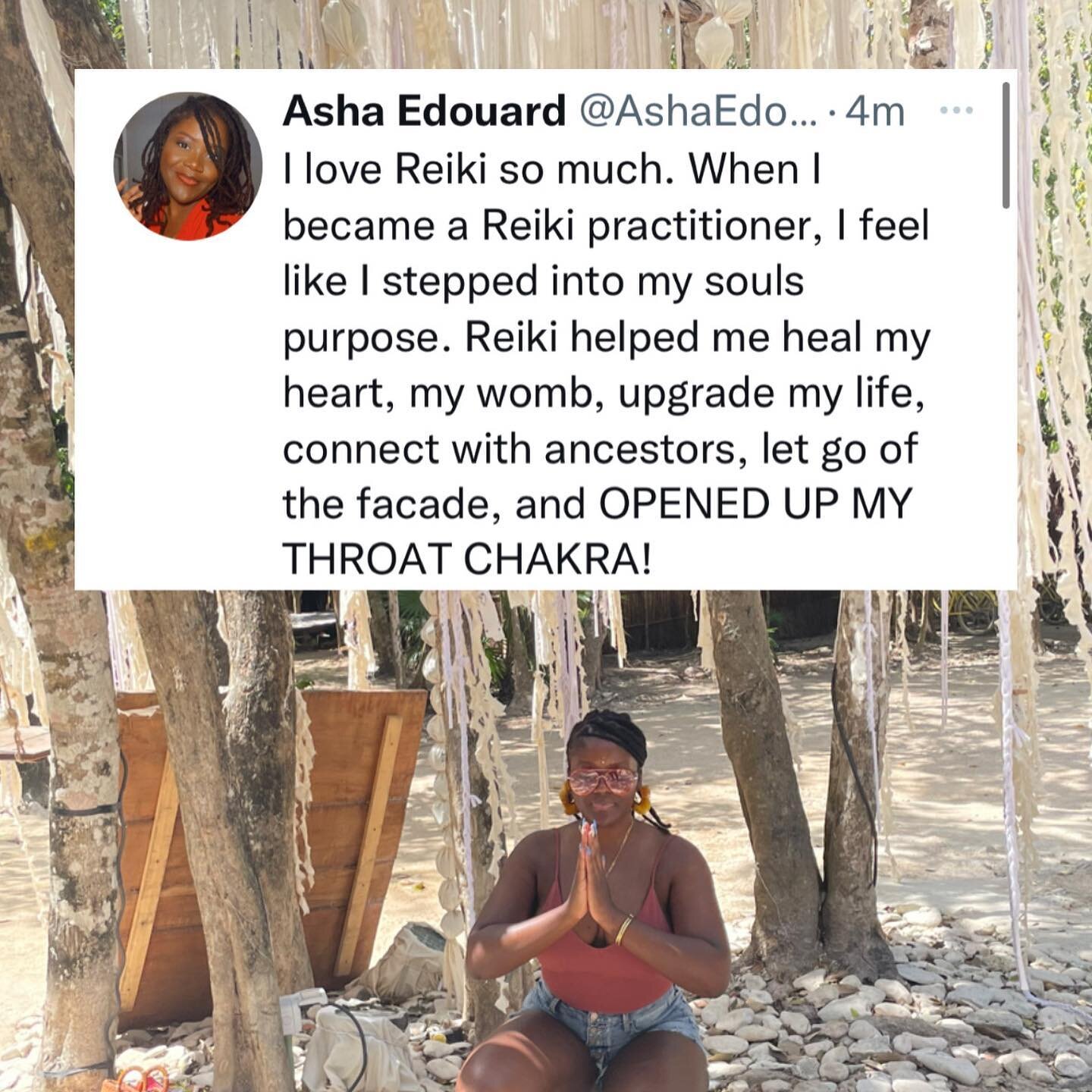 Happy Monday y&rsquo;all! 

This past weekend I was reflecting on the wonderful gift of Reiki that has helped me to complete transform my life, take my healing into my own hands, offer love and support to many of you &amp; heal my womb. 

I have set 