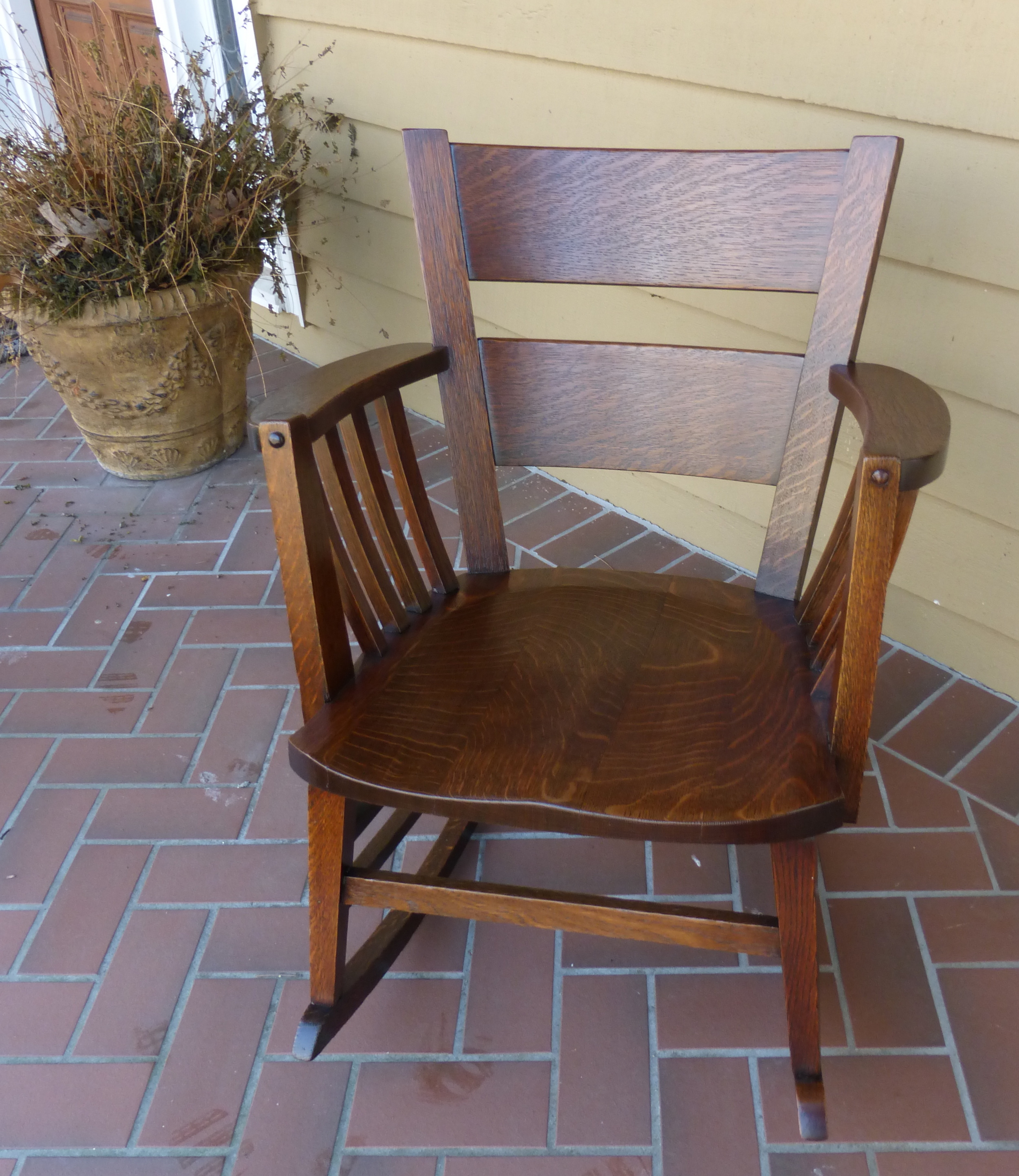 Squatty oak rocker from my Granddaddy.