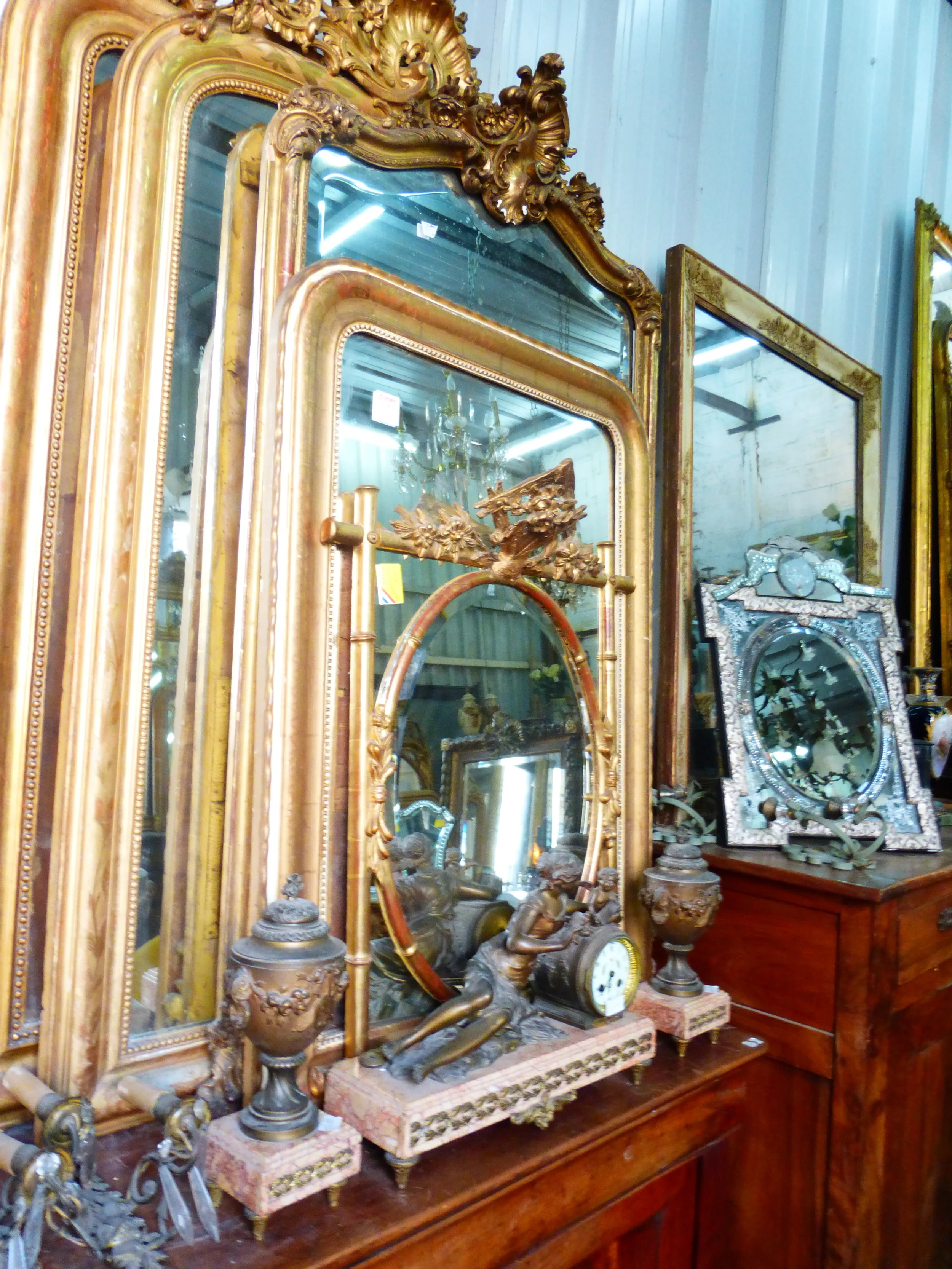 A mere sampling of the sensational mirrors found at our last stop.