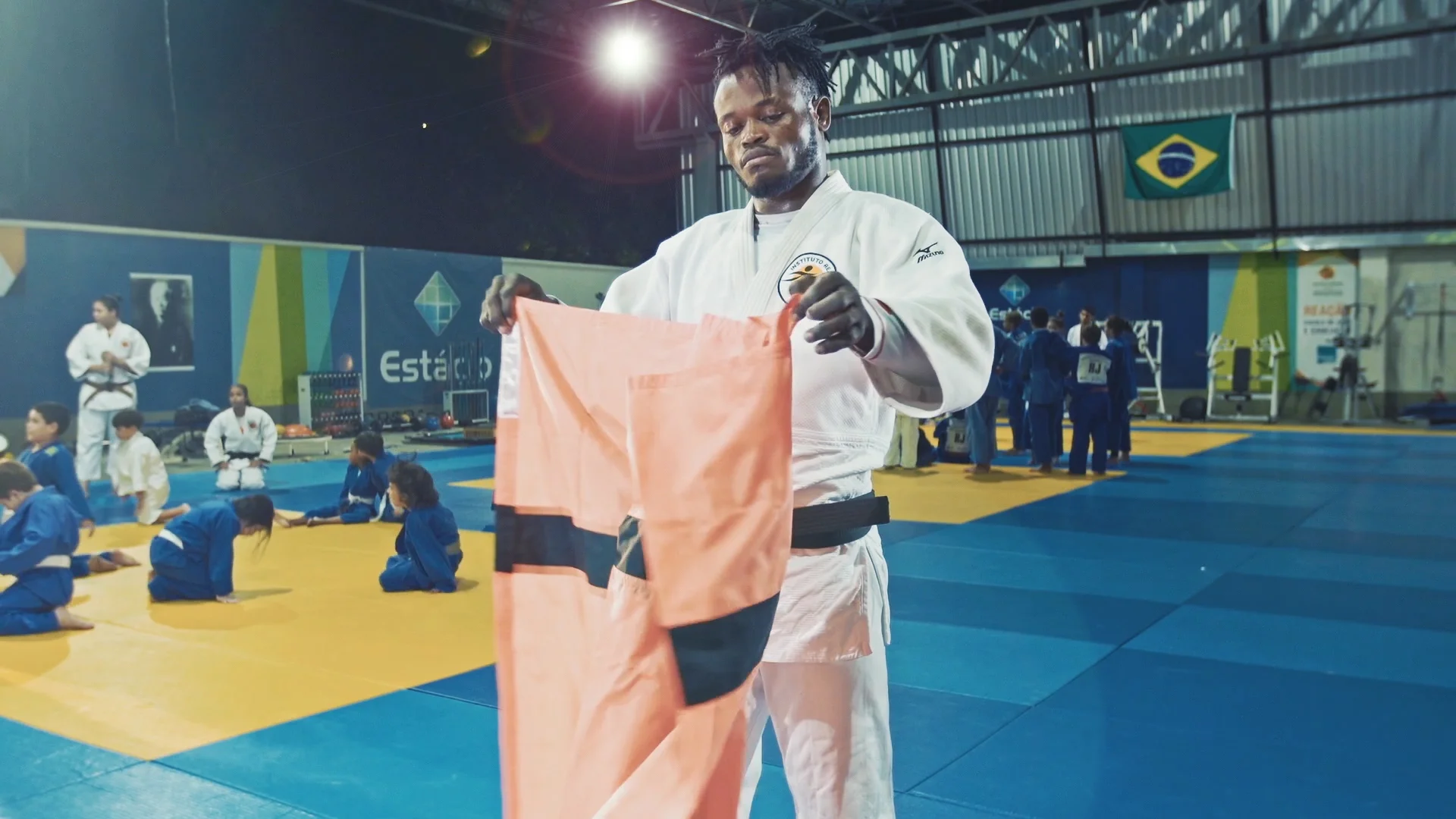 Popole Misenga, refugee athlete in the Olympic Games 2016.