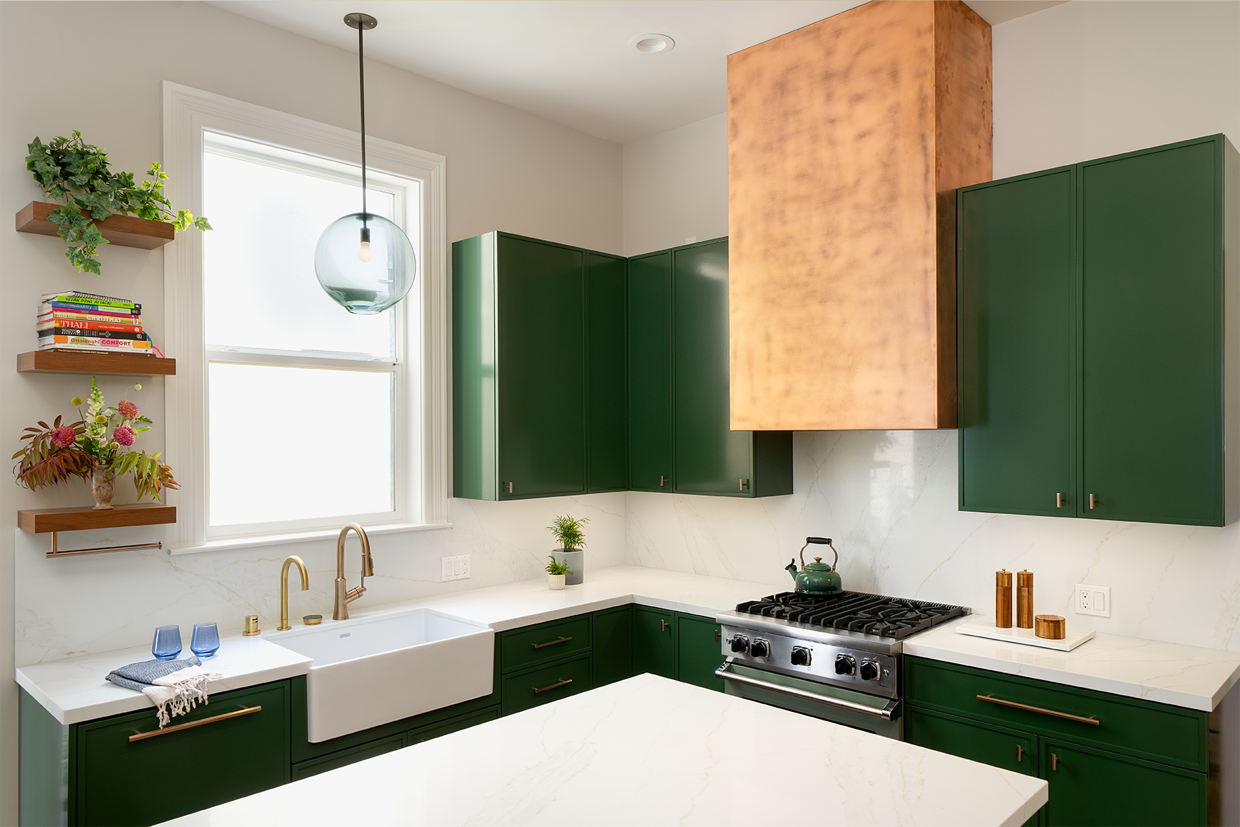 Green Kitchen Remodel with Copper Range Hood | San Francisco.png