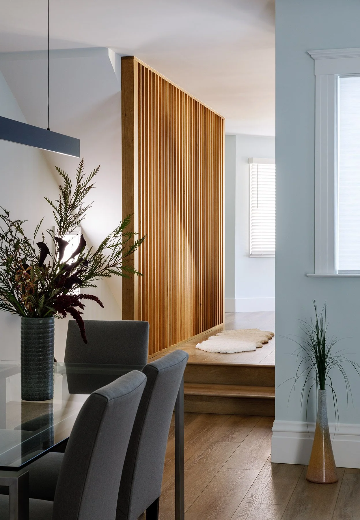 Rendering of a new custom-built home in Marin County featuring sustainable design with SIP panels and a natural wood exterior.