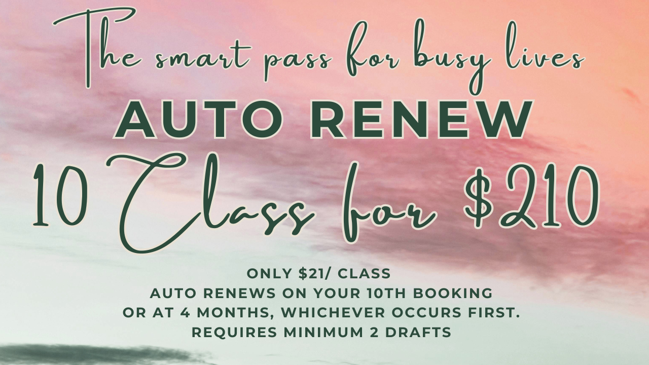 10 yoga classes for $21 each