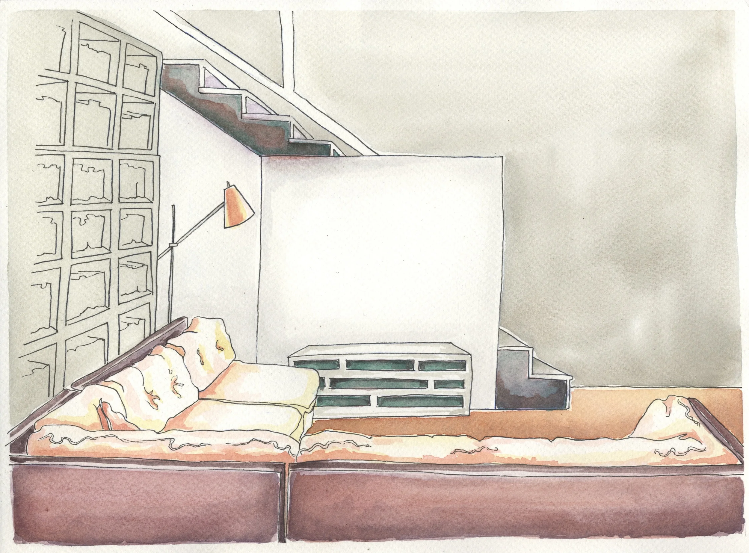 Watercolor and ink, 2014