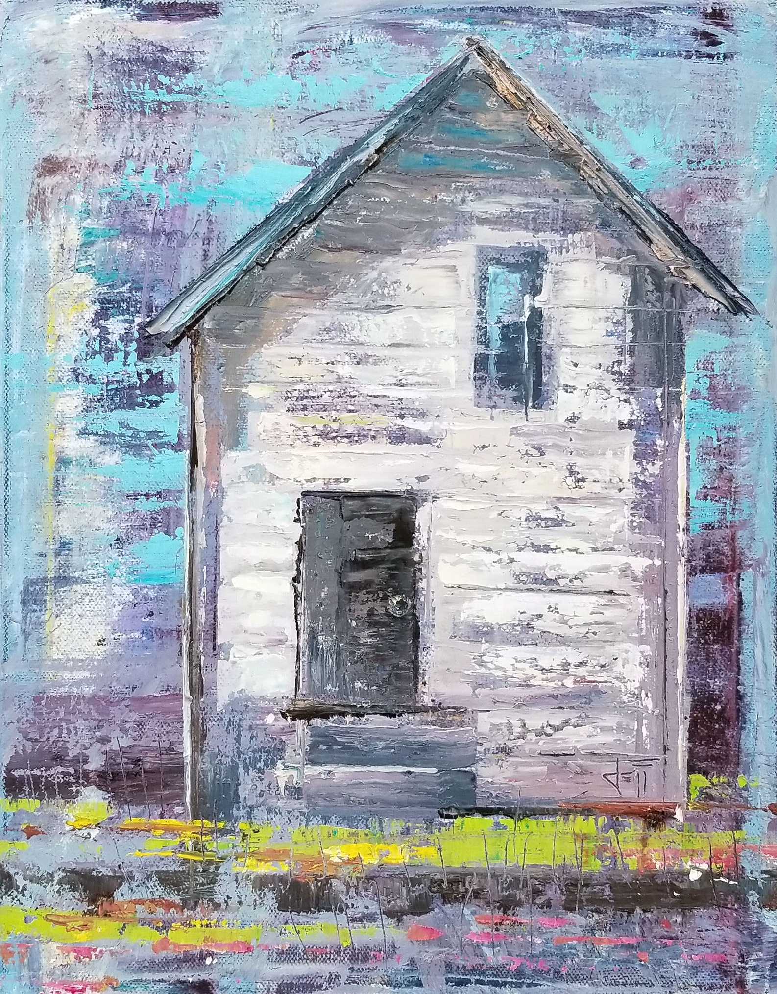 Old Farmhouse-oil on canvas 14” x 11” ~SOLD 