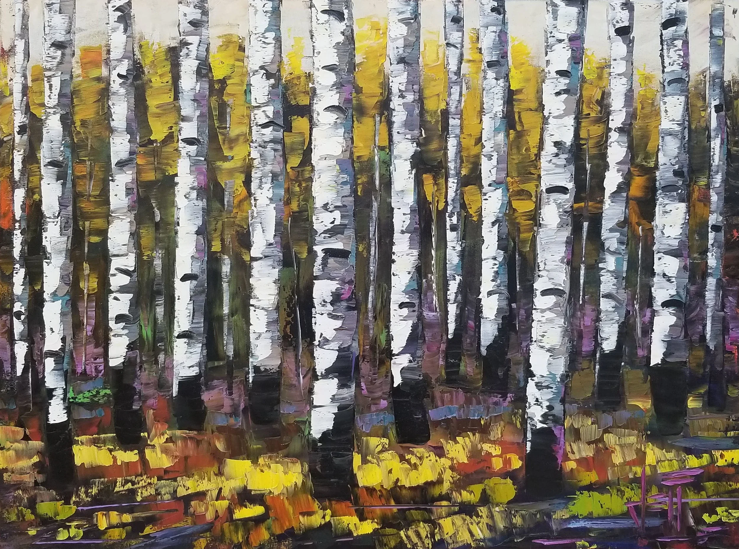 Florid Forest-oil on canvas 30” x 40” ~$1800