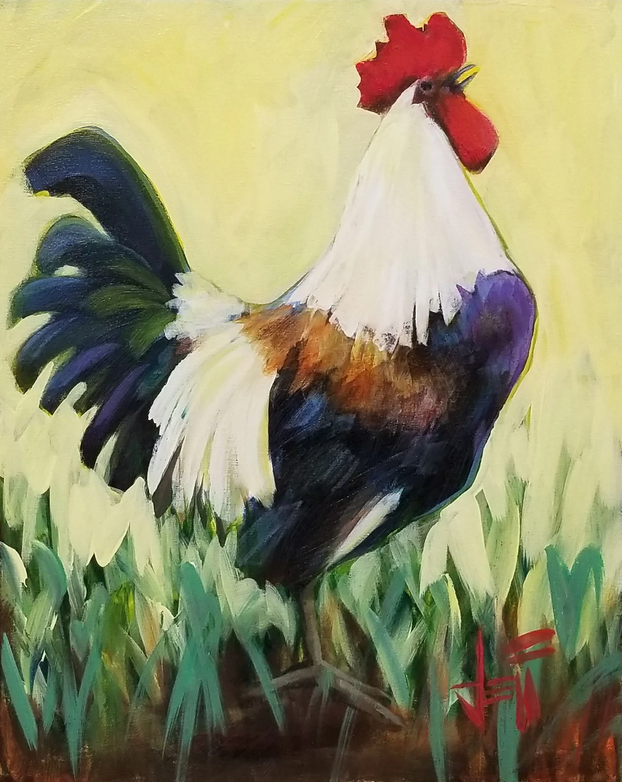 Acrylic on canvas 14” x 11”