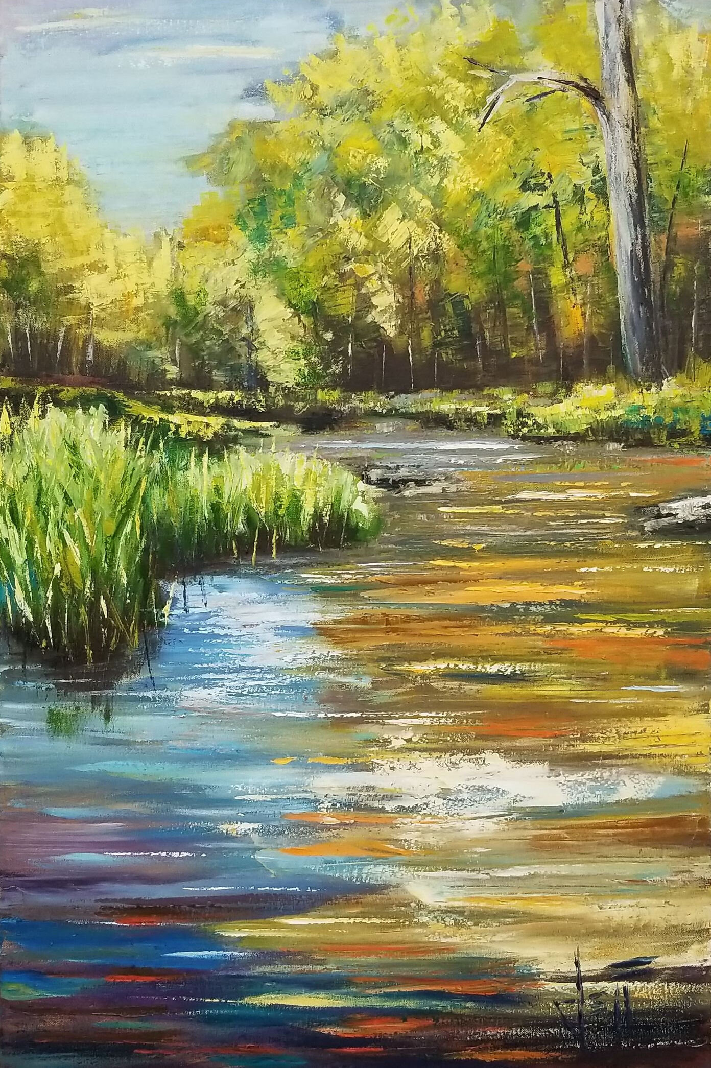  Roaring Fork-oil on canvas 36” x 24” ~SOLD 