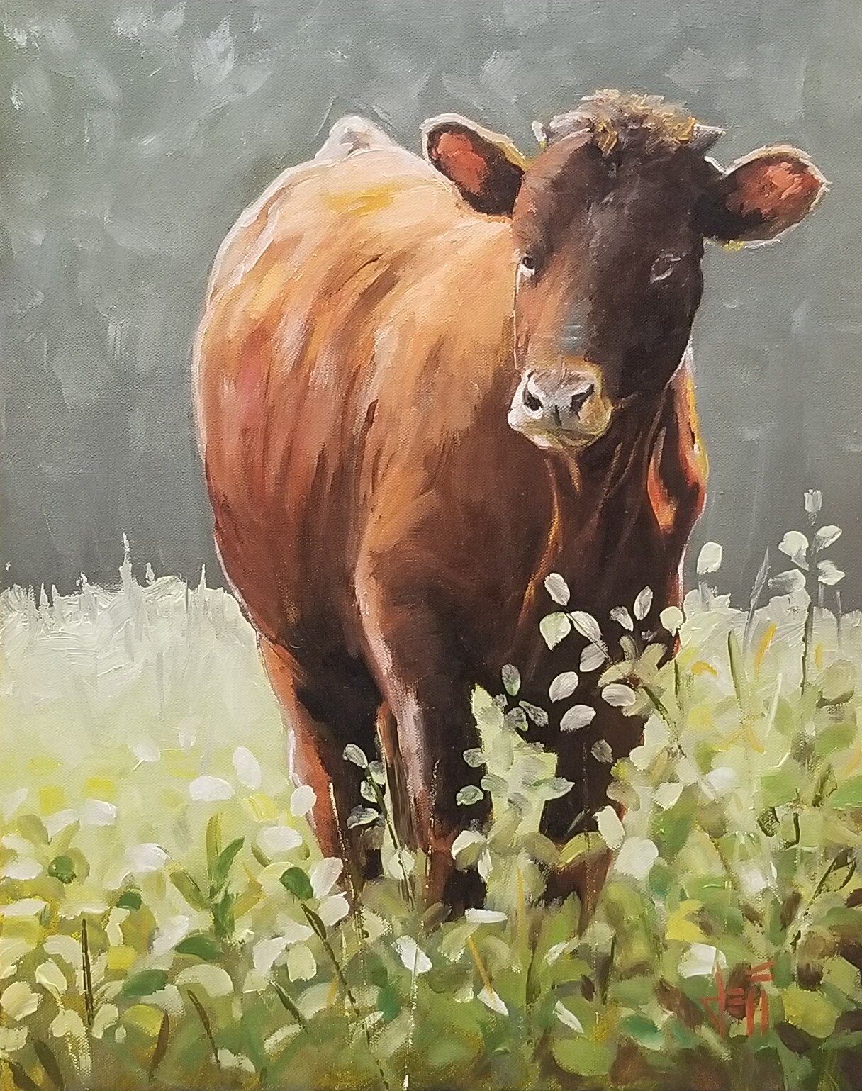  Outstanding In His Field-oil on canvas 20” x 16”   Gallery On 1st 