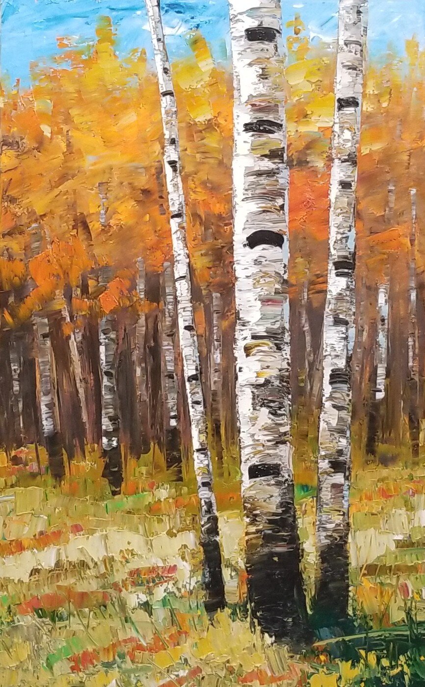  Fall Tour-oil on canvas 48” x 30”  Boutin Gallery 