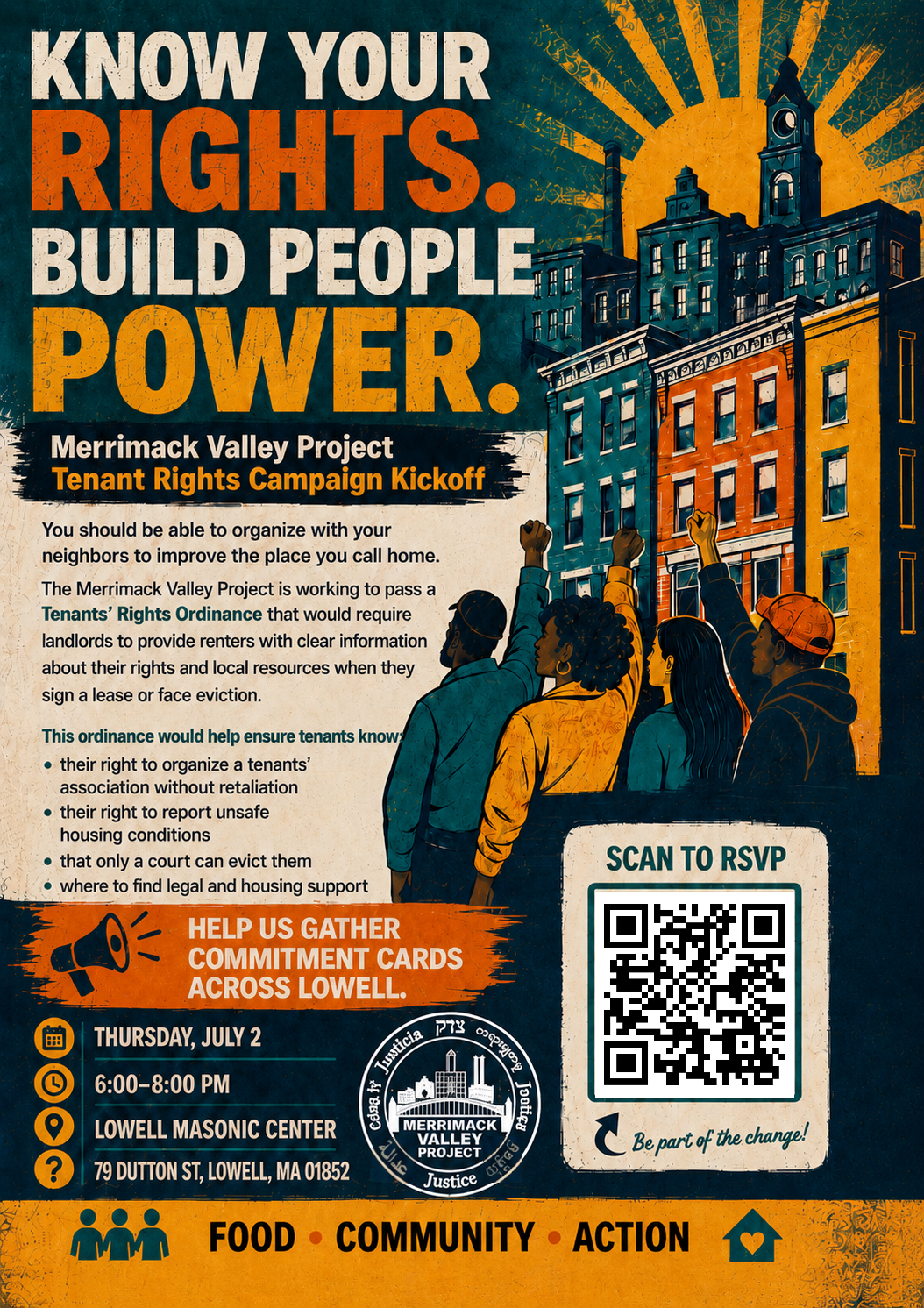 Know Your Rights, Build People Power: Merrimack Valley Project Tenants Rights Campaign Kickoff