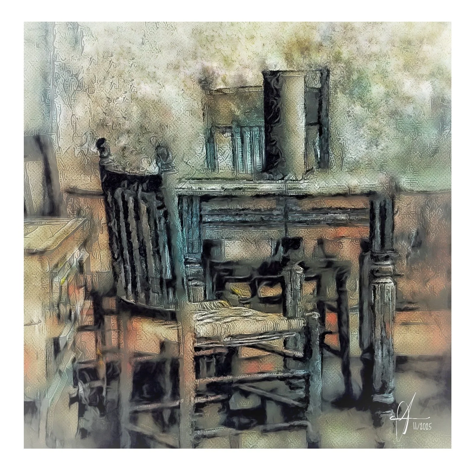 Frozen moment in time, Bodi, California 