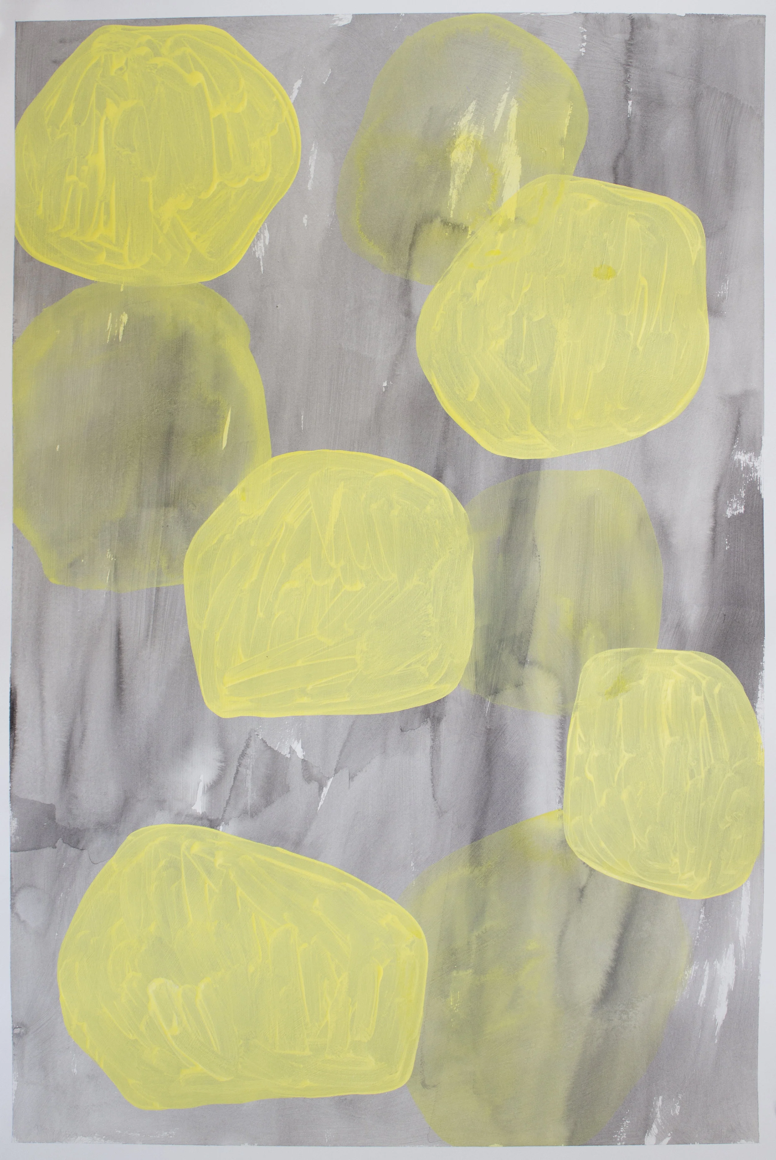 acrylic on paper 22" x 15" 2016