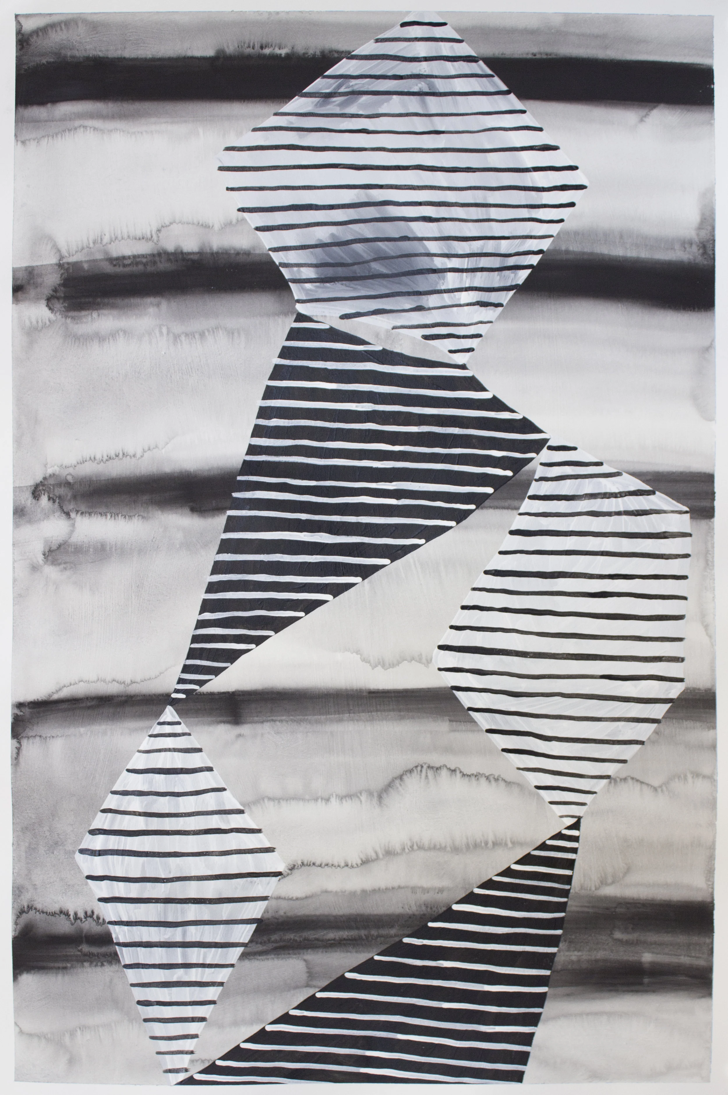 acrylic on paper 22" x 15" 2016