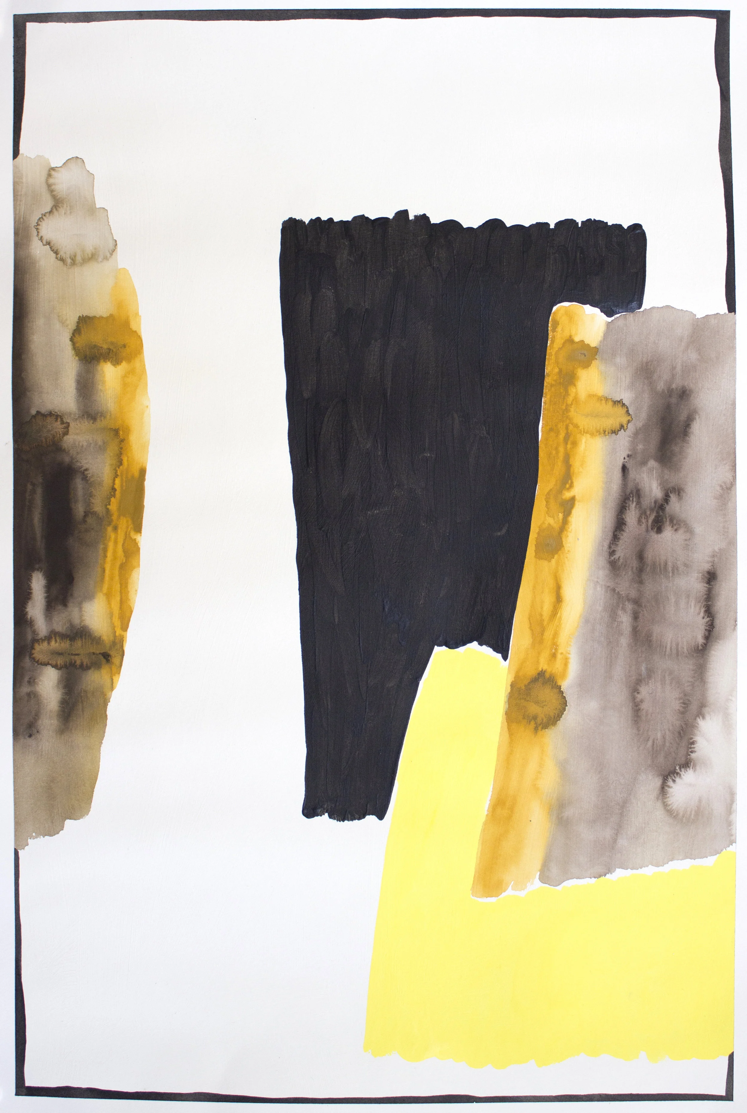 acrylic on paper 22" x 15" 2016