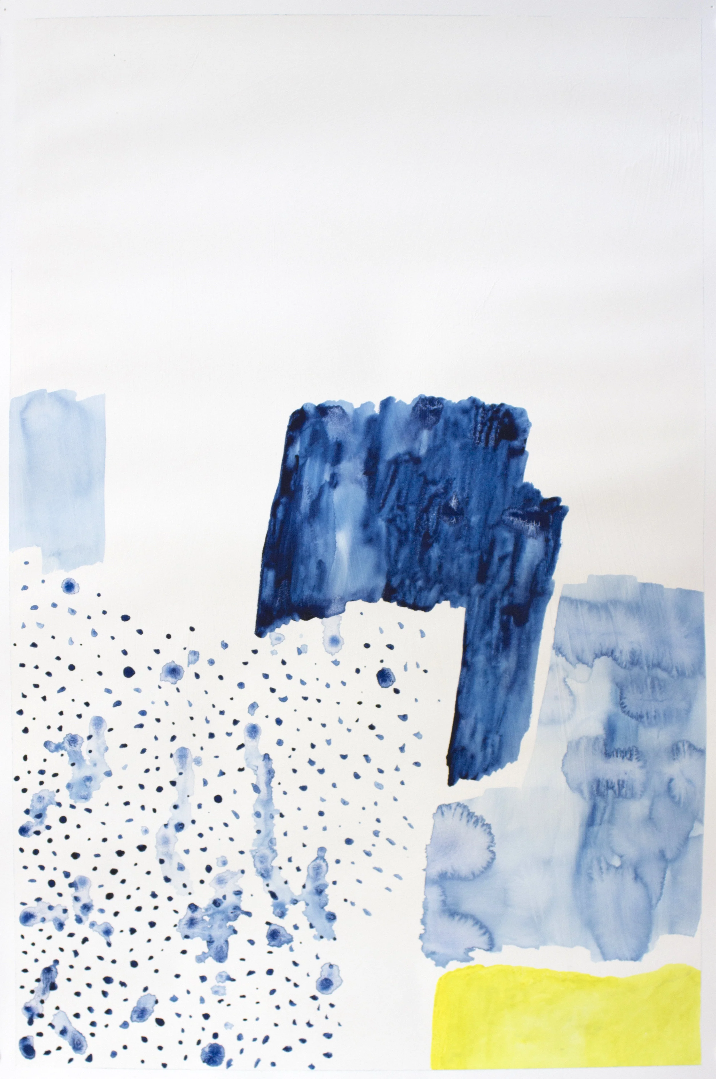 acrylic on paper 22" x 15" 2016