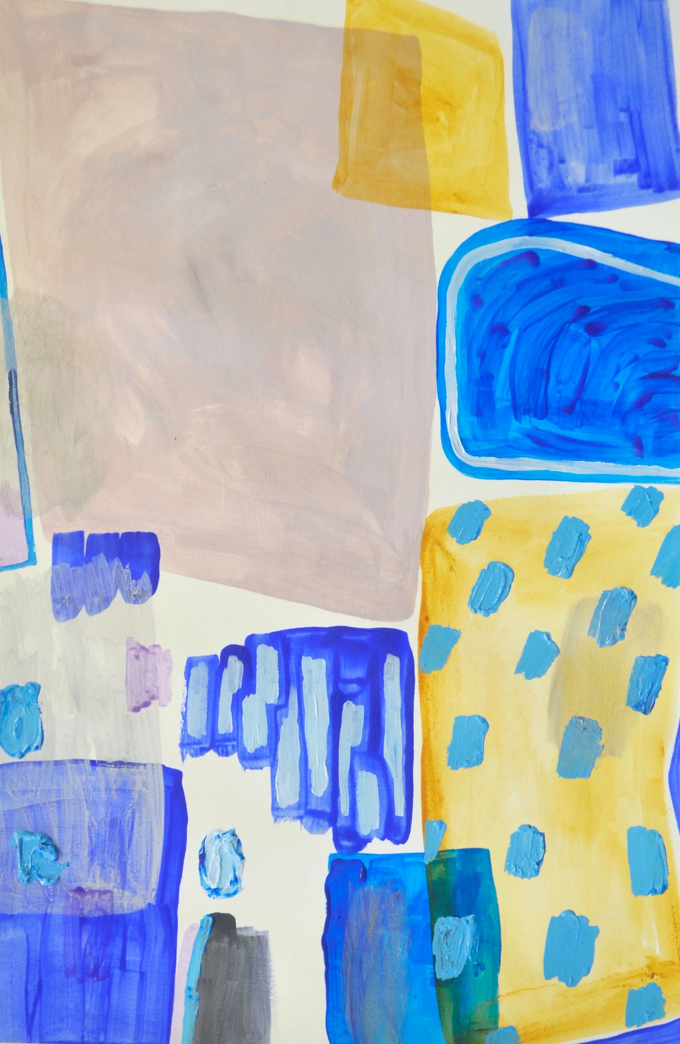 acrylic on paper 22" x 15" 2016