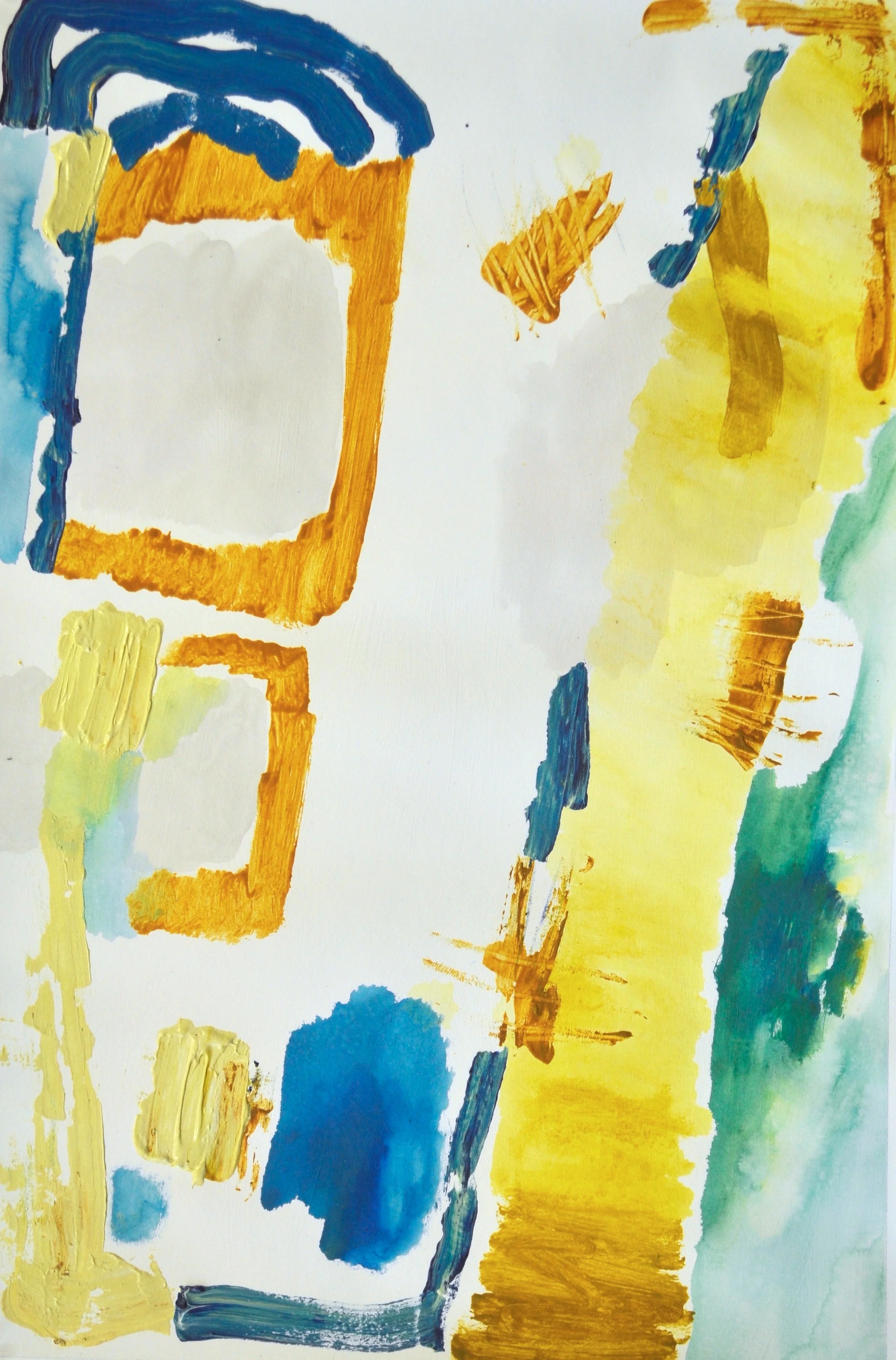 acrylic on paper 22" x 15" 2016