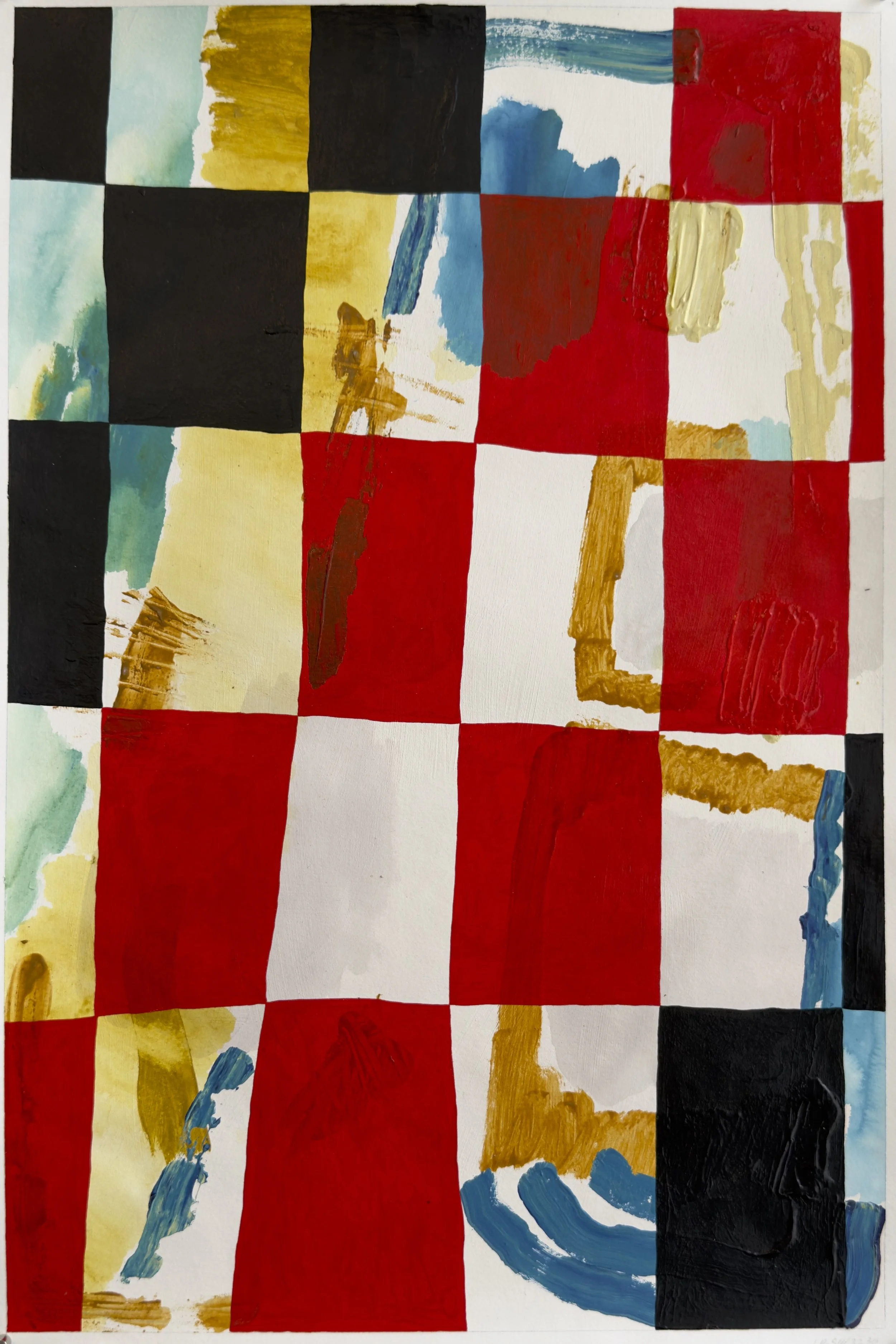  acrylic on paper  22” x 15”  2025 