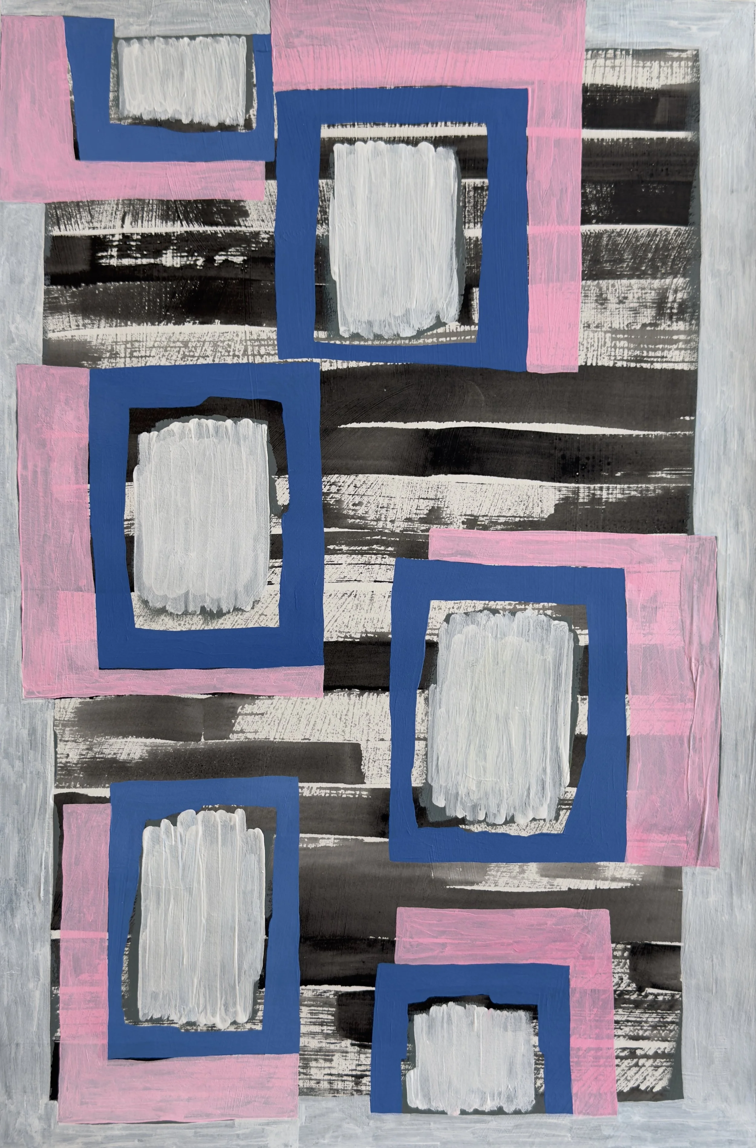  acrylic on paper  22” x 15”  2025 