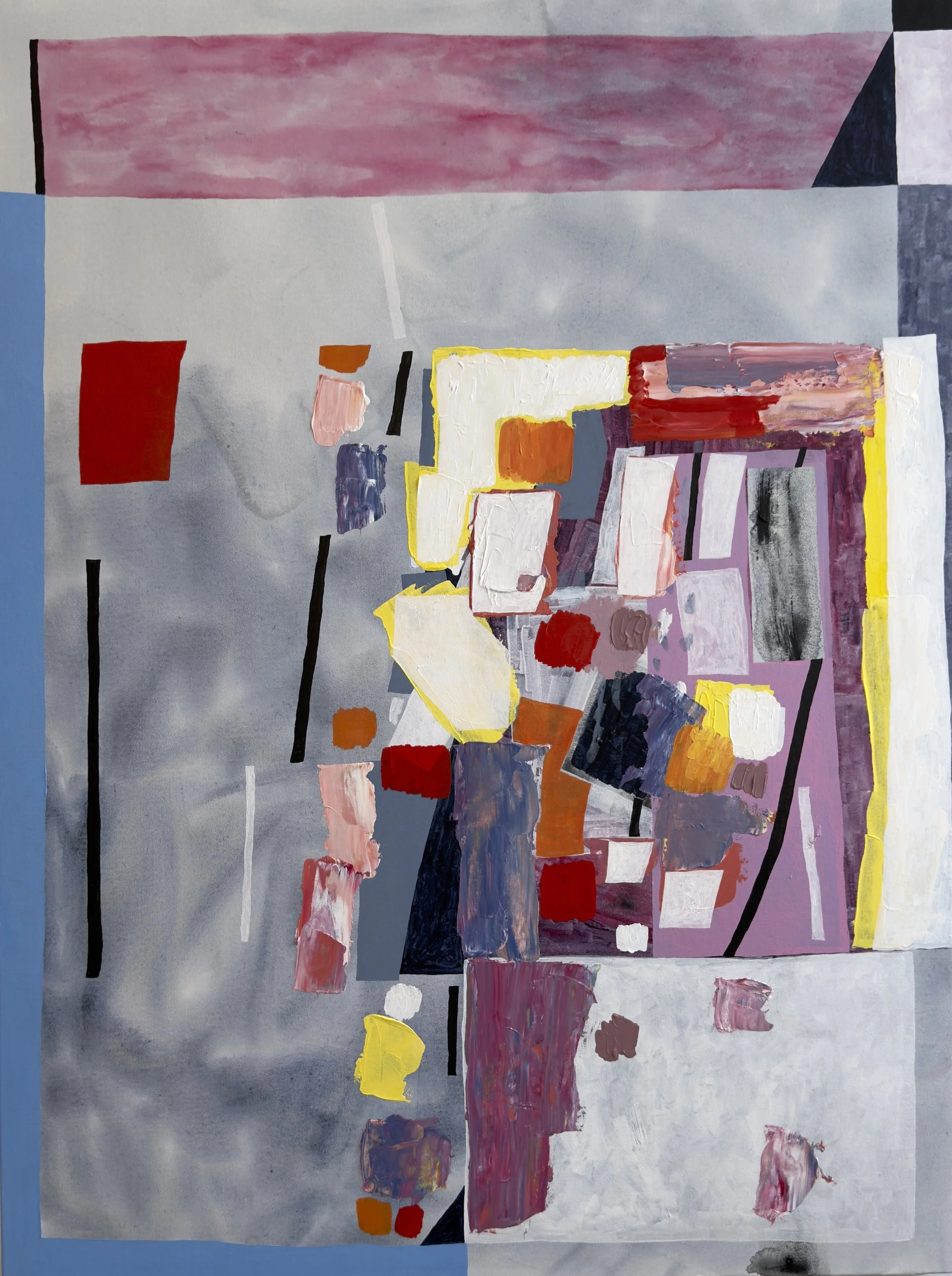   Sail   acrylic on canvas  48” x 36”  2026 