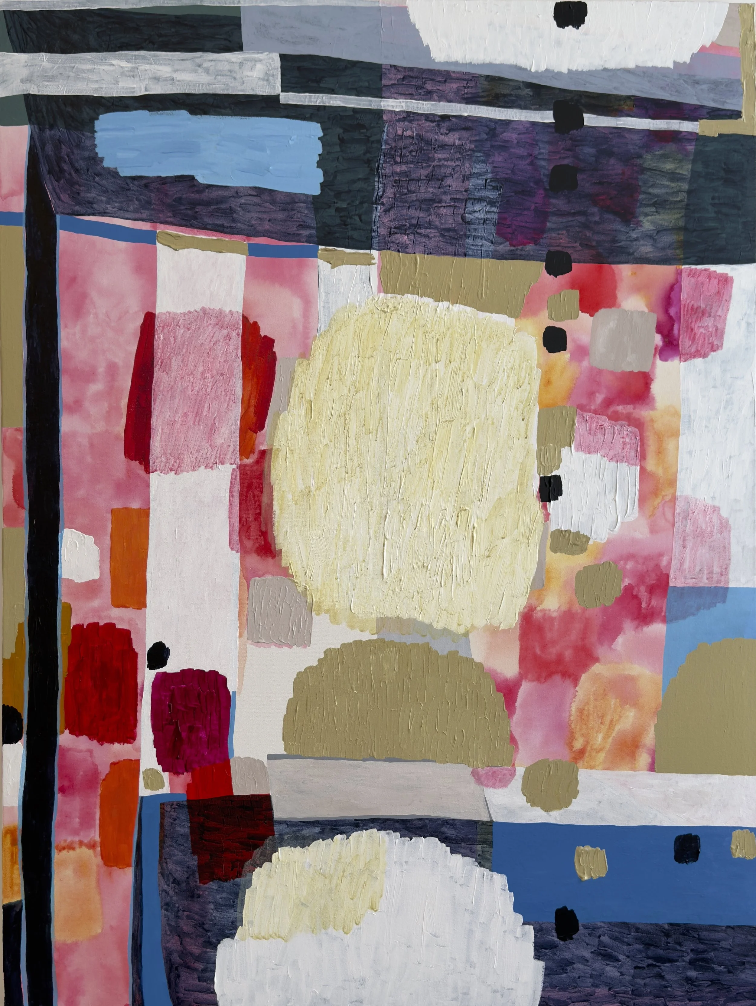   Collect   acrylic on canvas  48” x 36”  2026 