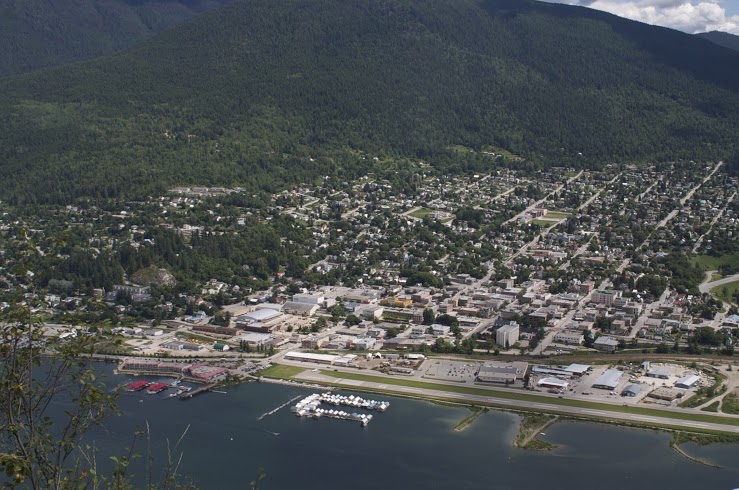 Nelson and Kootenay River from Pulpit Rock