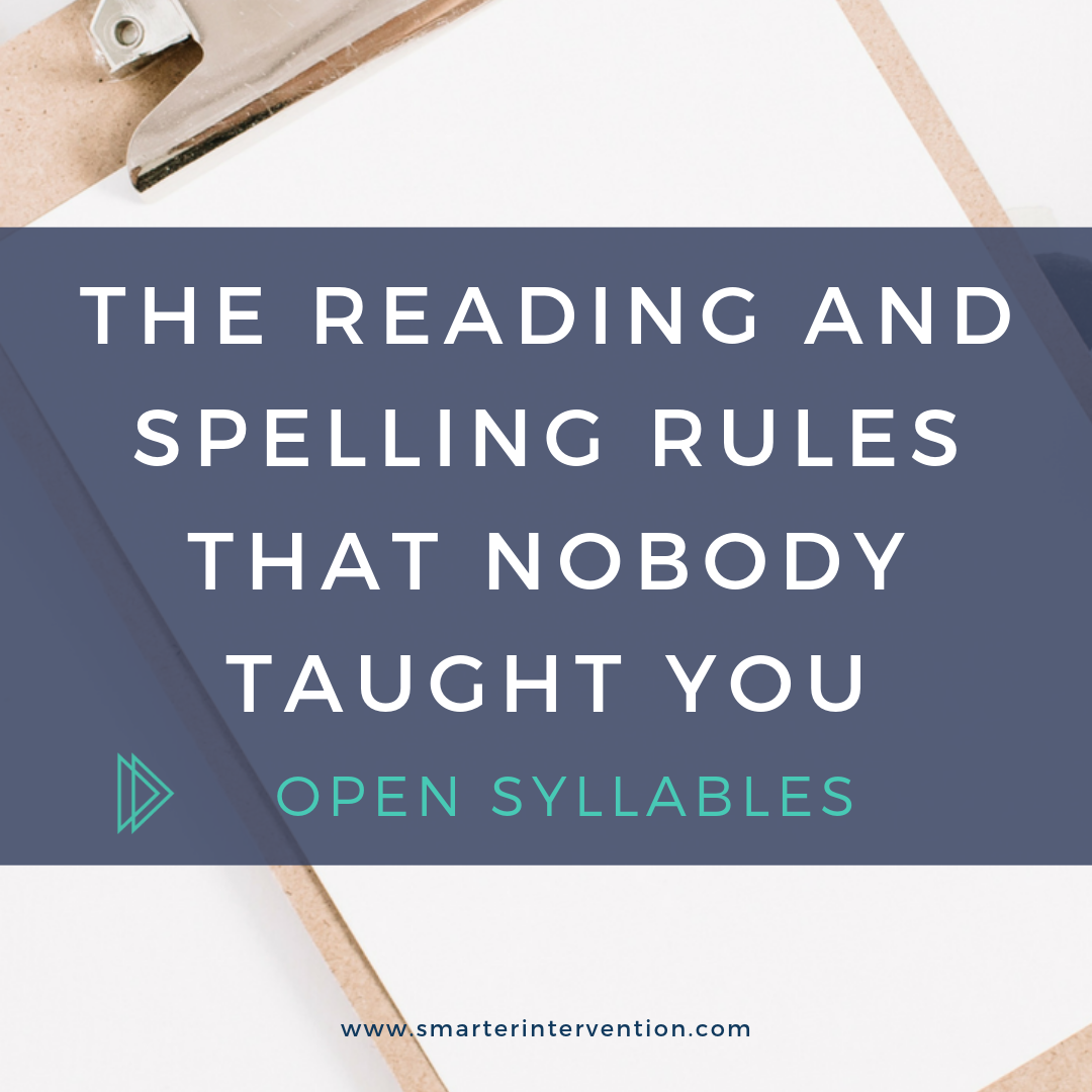 syllable types — Blog SMARTER Intervention Denver, CO