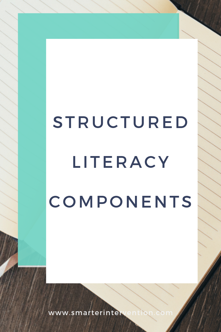 Structured Literacy Components SMARTER Intervention