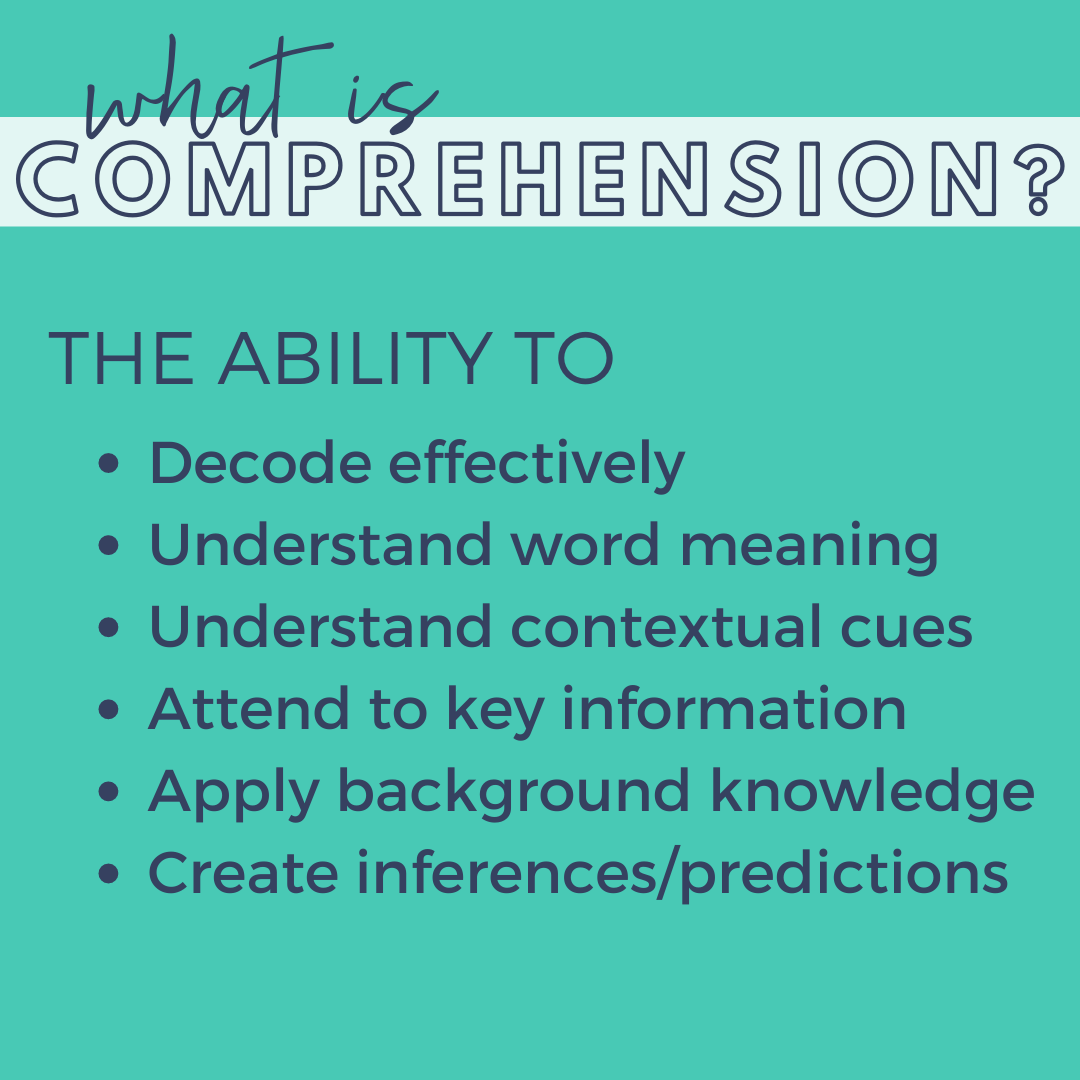 research about reading comprehension level