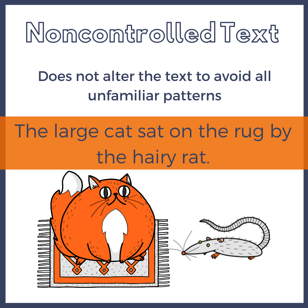 Should We Be Using Decodable or Noncontrolled Texts For Our Fluency and Comprehension