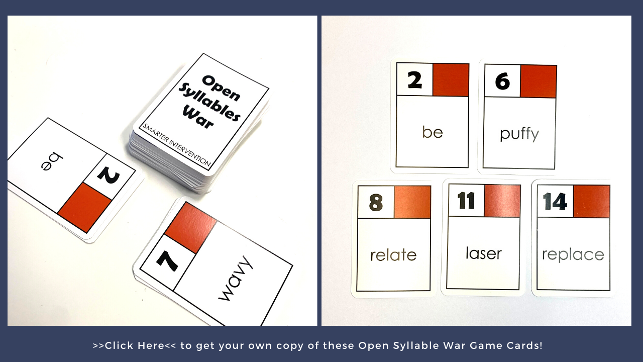 Open Syllables The Reading and Spelling Rules That Nobody Taught You