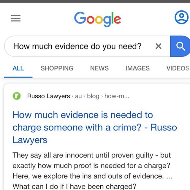 Anyone? Russo Lawyers? Nobody?