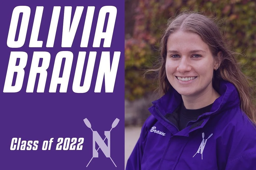 This week’s Senior Spotlight is Olivia Braun! Olivia is an English Literature major,  and she joined her sophomore year after talking with fellow senior team member Abby. Olivia loves the the tangible feeling of getting better and better each d