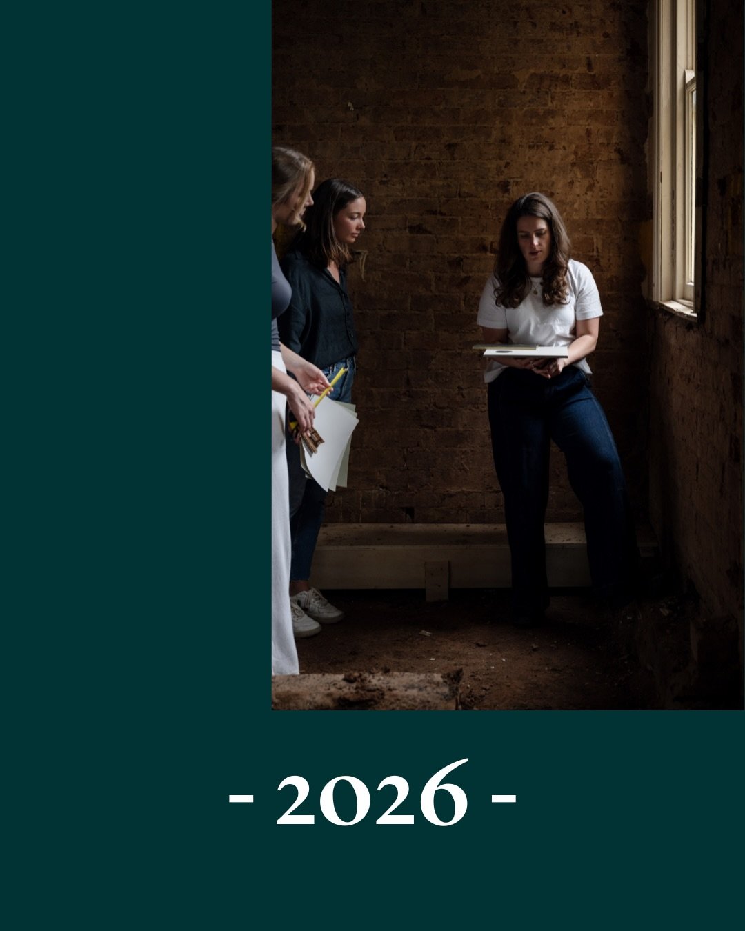 Here we are &mdash; 2026 ✨

There&rsquo;s nothing quite like opening a fresh calendar after a long summer break.

There&rsquo;s a lot to be excited about at MARG. Studio this year, and one of the biggest things is that I&rsquo;m renovating my own hom