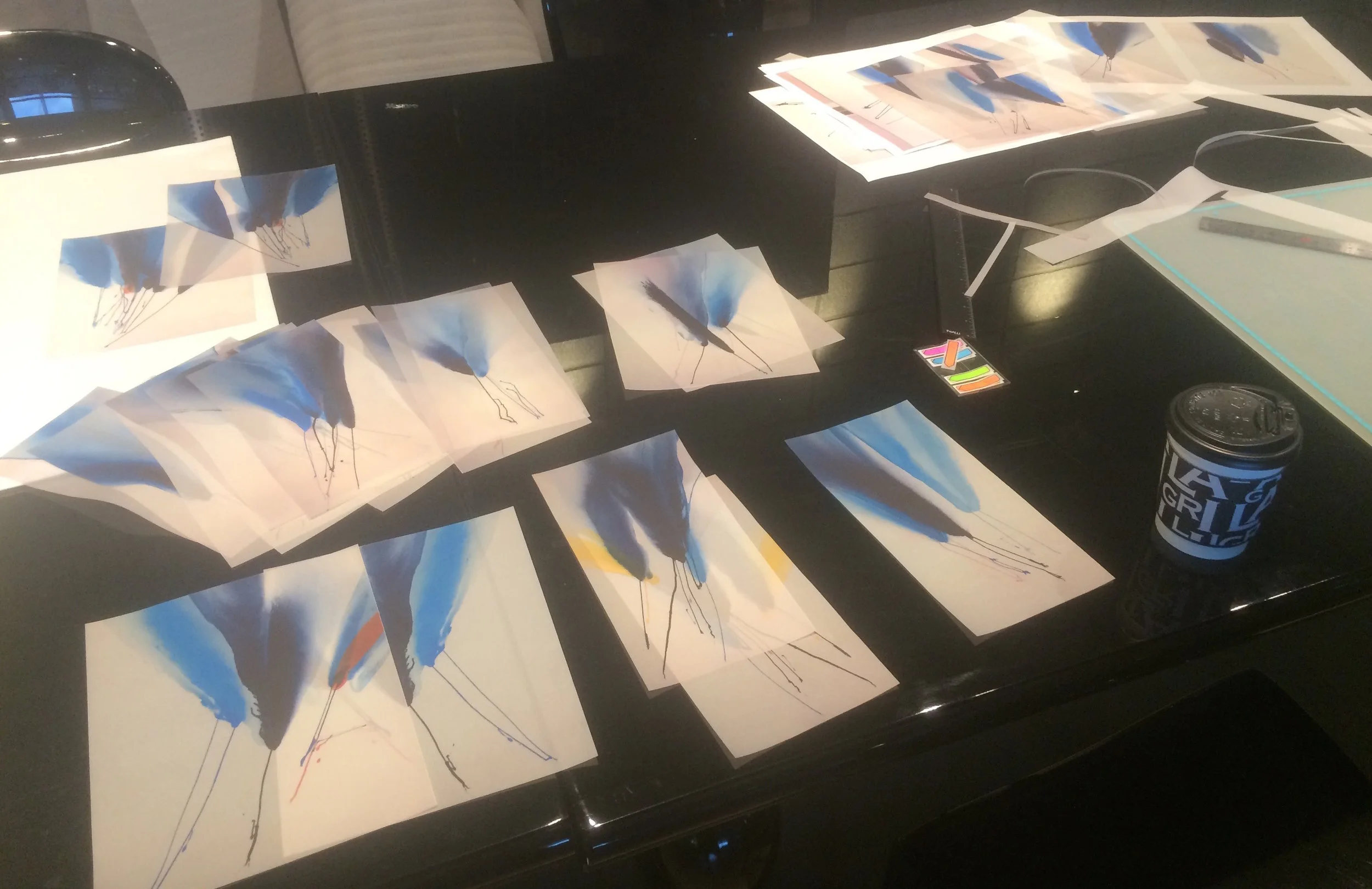 playing with the design in Seoul offices, July 2016
