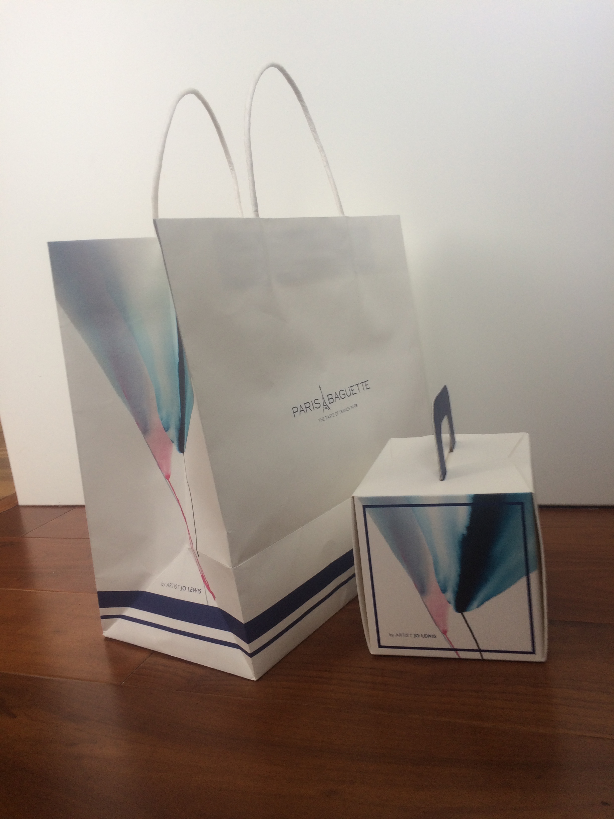 Shopping bag and cake box!