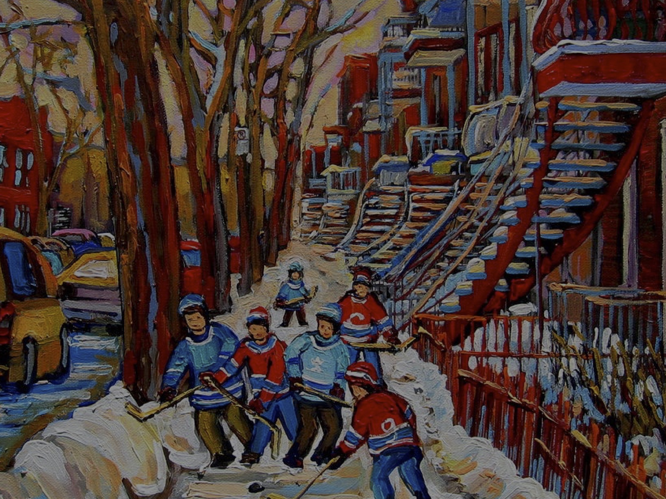 How the hockey player is different. 