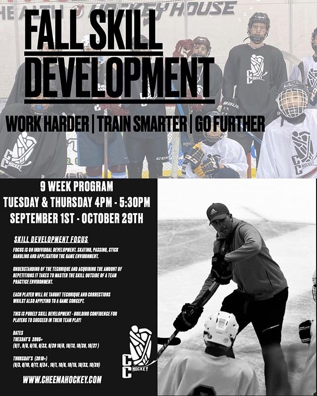 Clearly the game of hockey has changed due to Covid | Launching this fall we have a class open to 2005+ athletes Tuesday&rsquo;s &amp; all on Thursdays 4-5:30pm at @njdhockeyhouse | We are limiting participation and no drop ins. 
Sign up now with a $