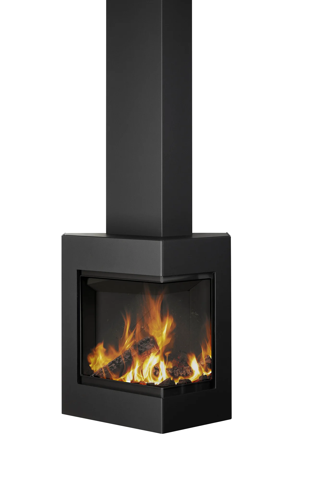 Harrie Leenders Boxer Black Wood Burning Stove