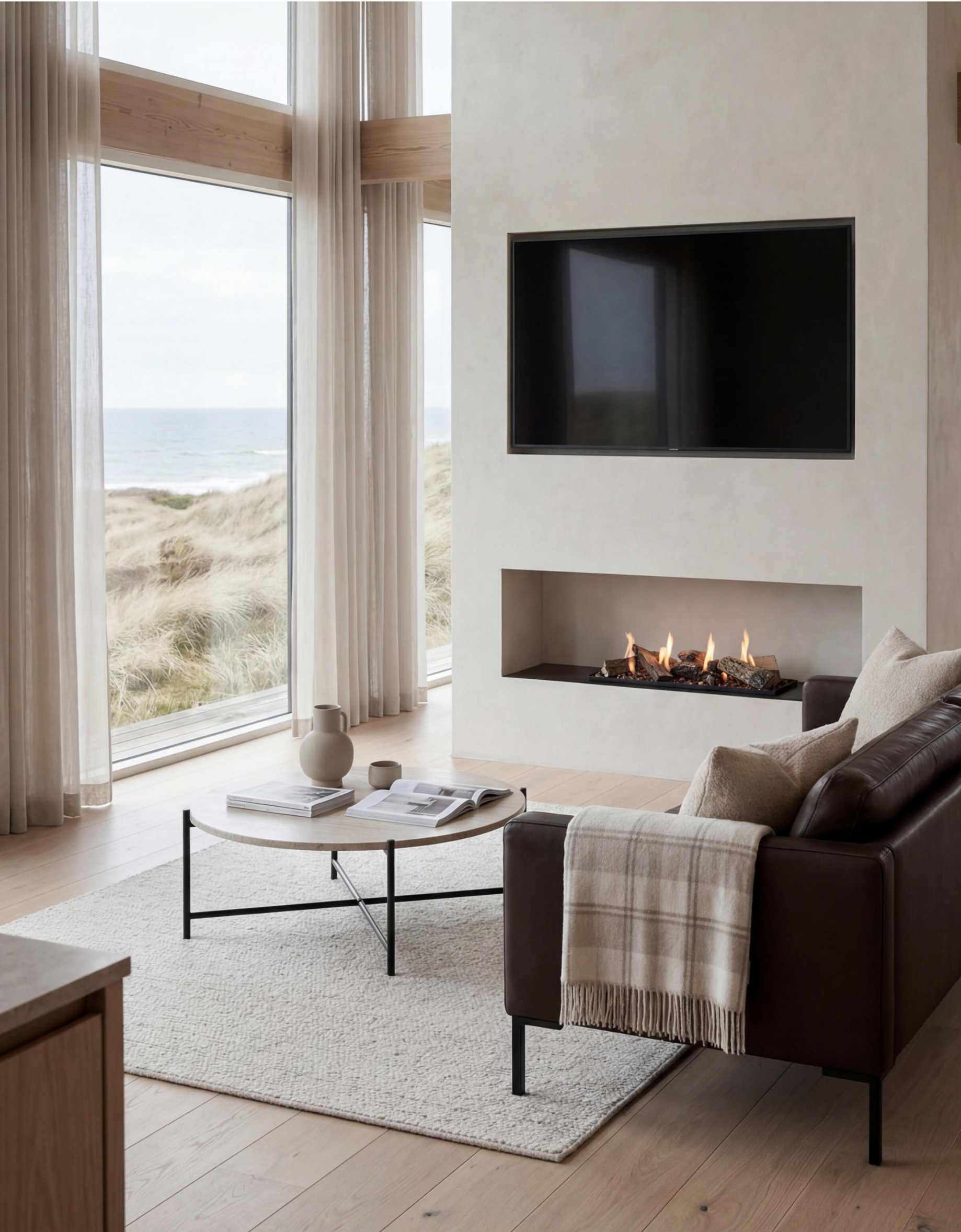 Decoflame LogicWood Linear Bioethanol Fireplace