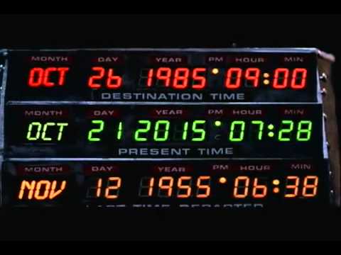 Back to the Future: Oct 21st 2015