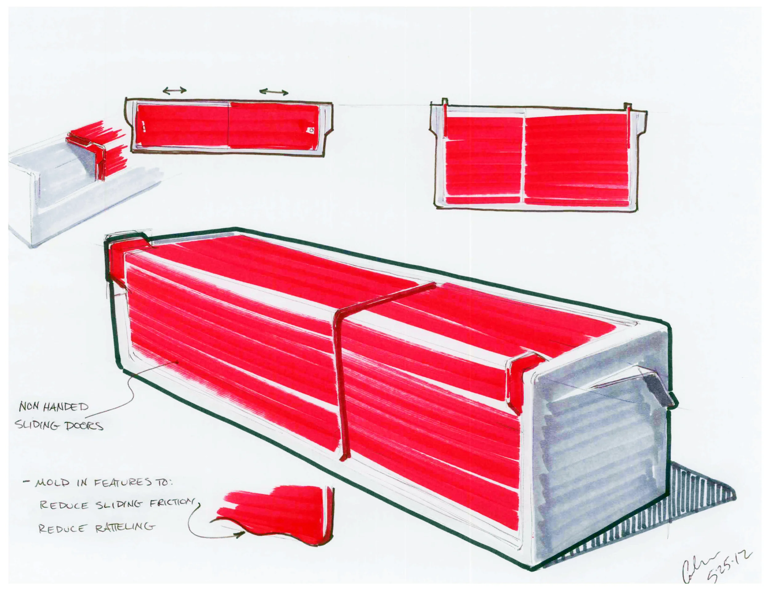 covered shelf concept