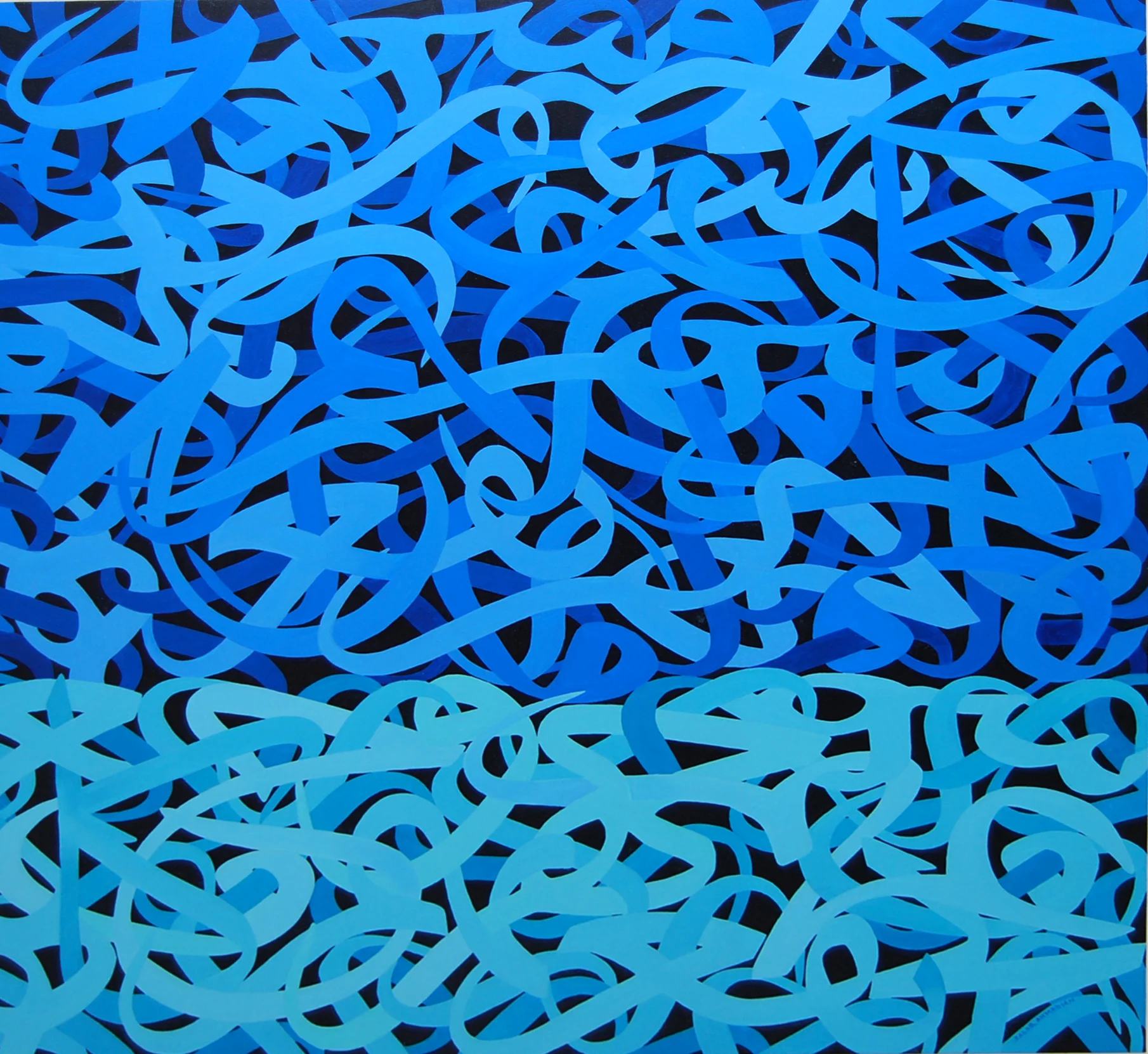 Salar Ahmadian, Untitled Calligraphy , 145.5 x 168 cm