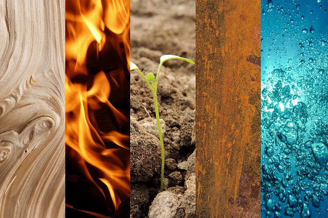  Wood Fire Earth Metal Water