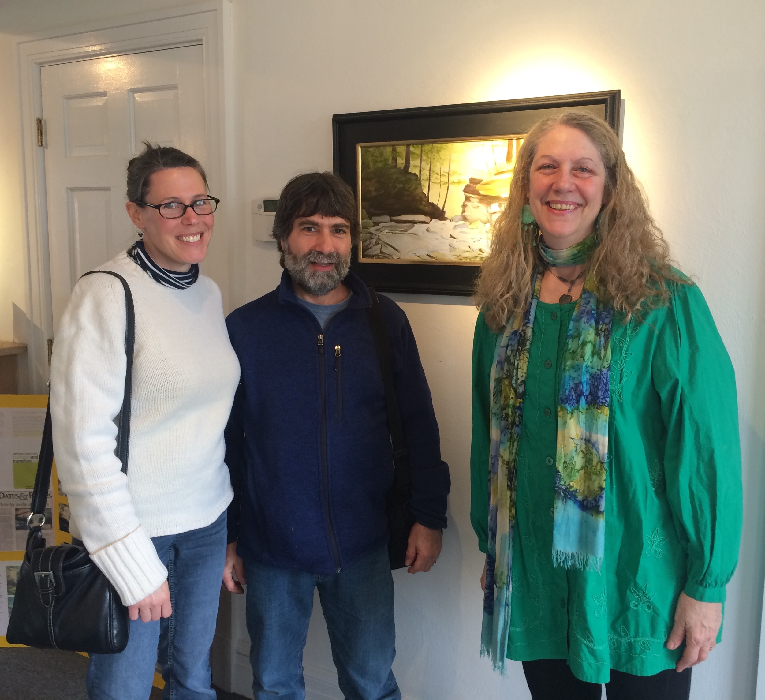 Susan Miiller (Far Right) pictured here with William and Dana, two attendees on Saturday, March 5th.