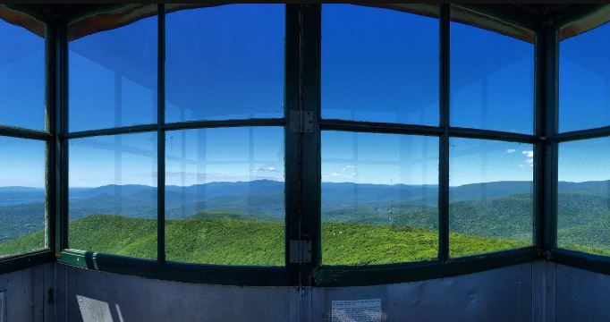 The view from Overlook Mountain's Fire Tower
