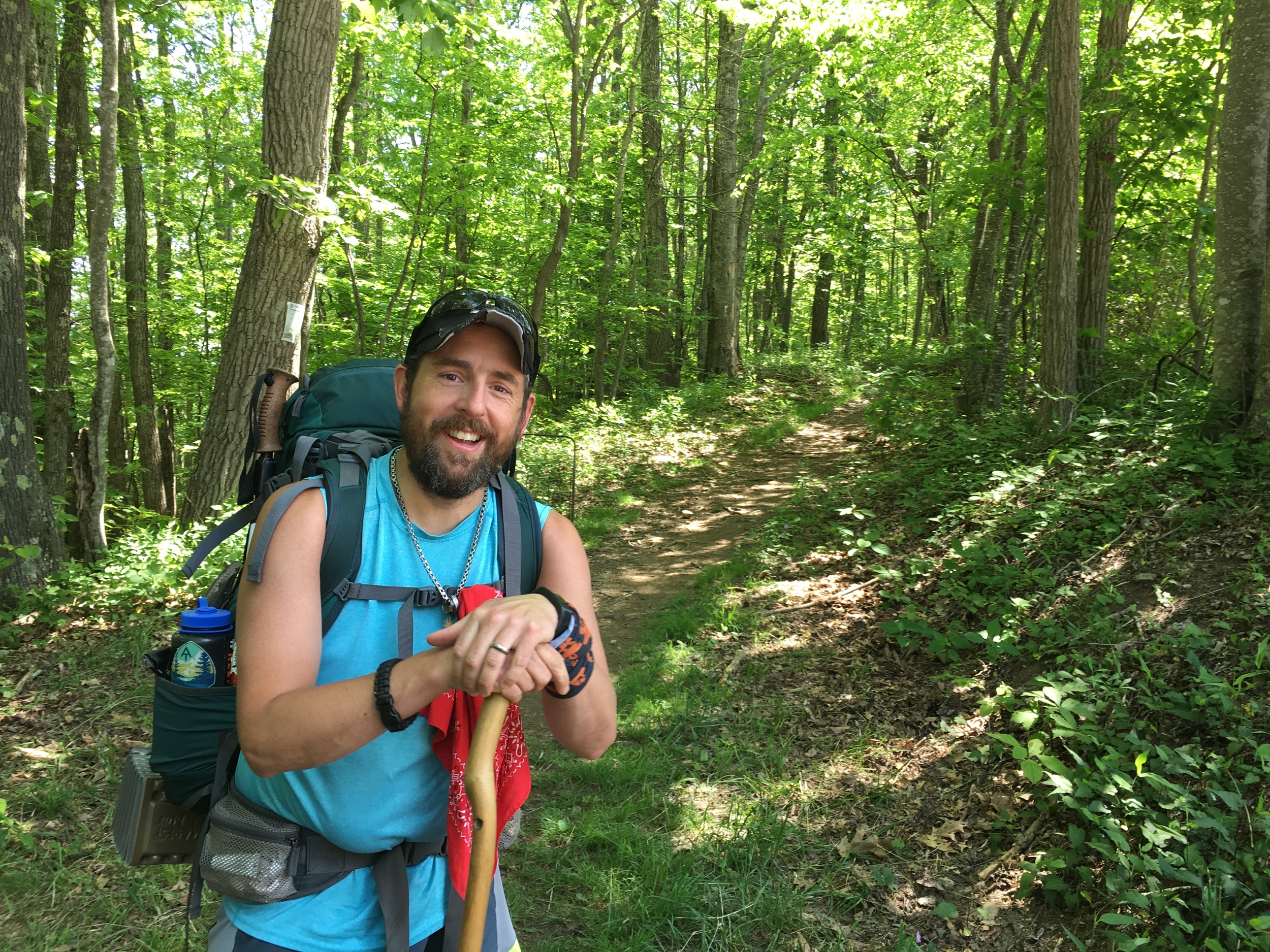 Moe after several months on the trail!