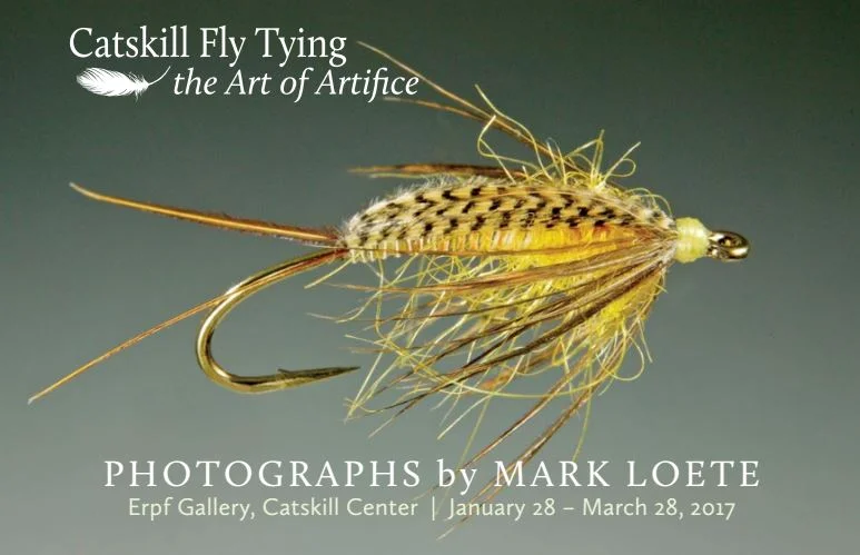 Saturday March 4th Artist Talk: Catskill Fly Tying, the Art of Artifice at the Catskill Center’s Erpf Gallery
